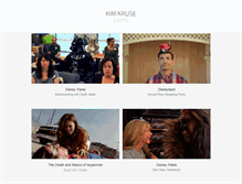 Tablet Screenshot of kimkruse.com